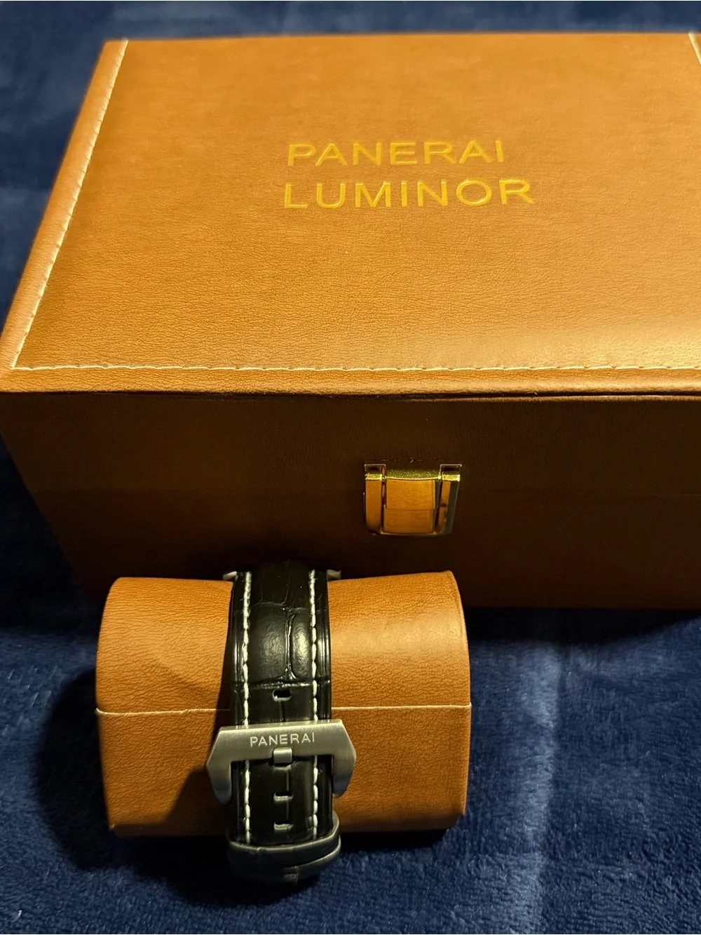 Panerai Luminor Gold Box with Gold Logo